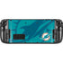NFL Miami Dolphins Double Vision Steam Deck Handheld Gaming Computer Skin